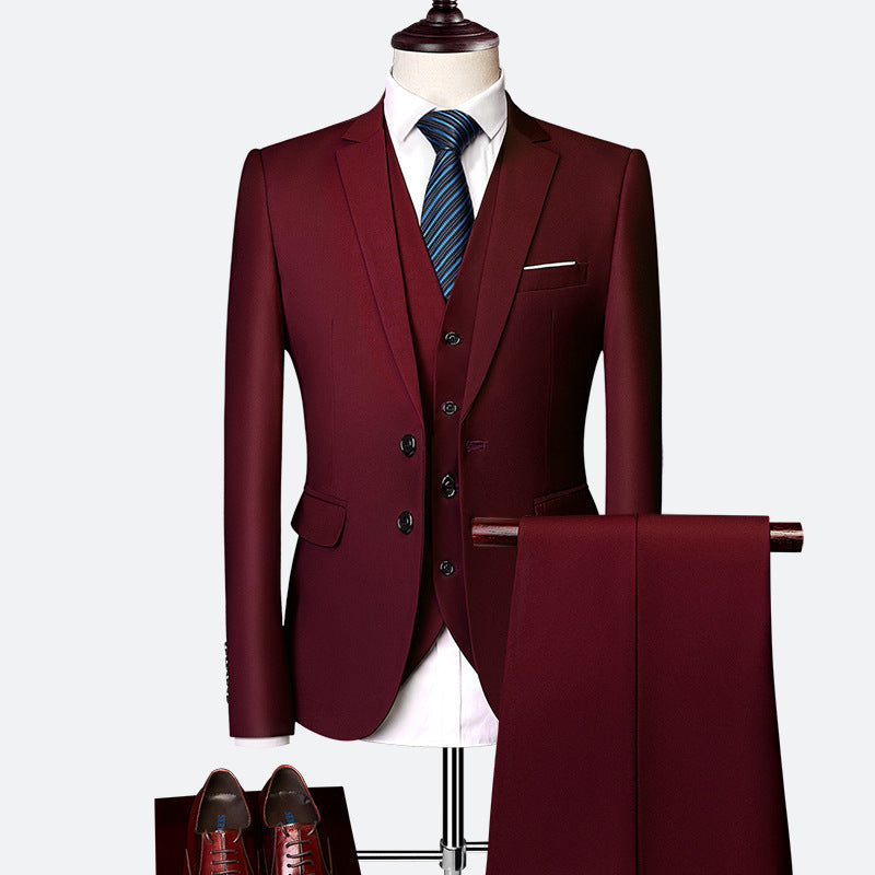 3-piece formal men's suit set 11