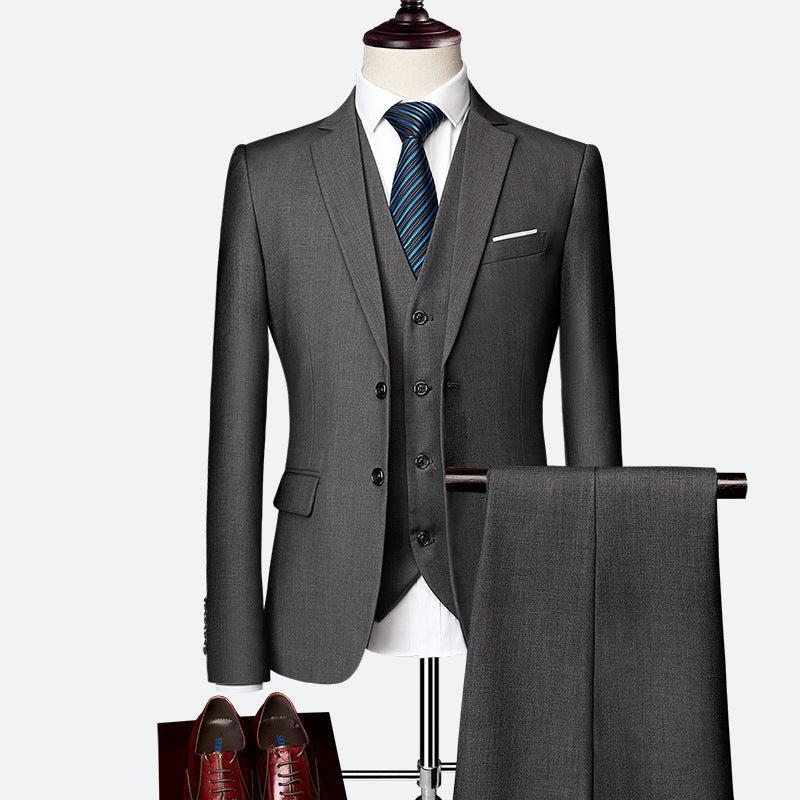 3-piece formal men's suit set 3