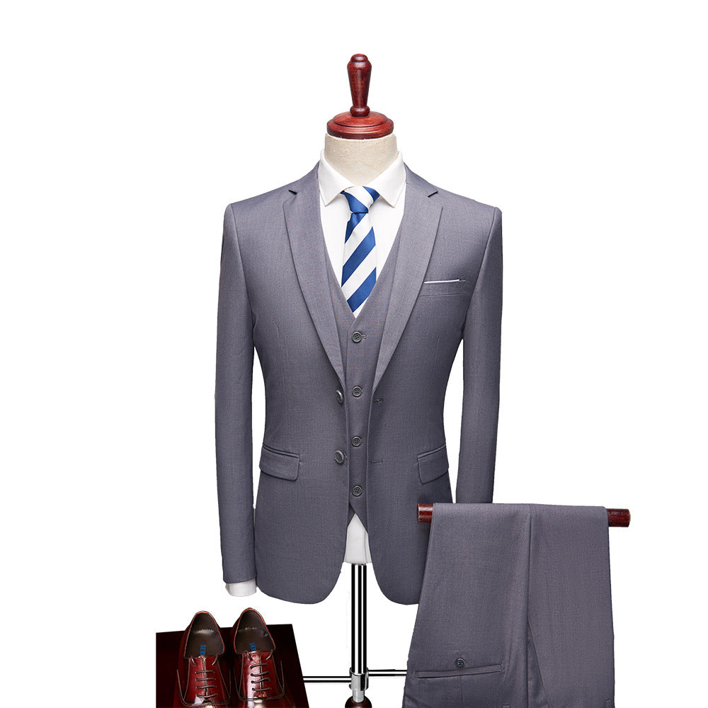 3-piece formal men's suit set 4