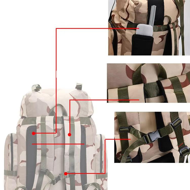 Men's Hiking Backpack | Spacious 130L for Camping and Outdoor Gear 6