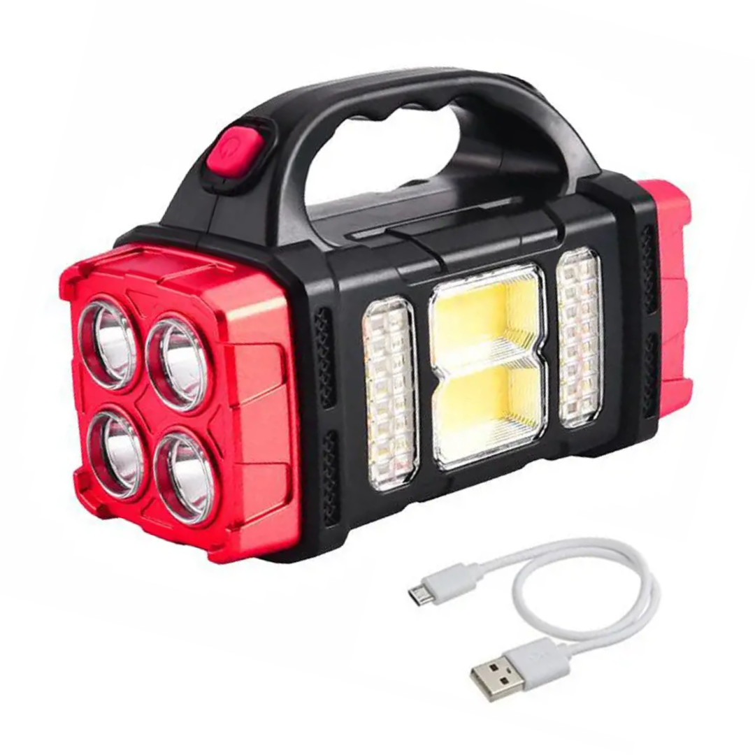 4-in-1 Emergency Zaklamp-Powerbank-solar energy 2