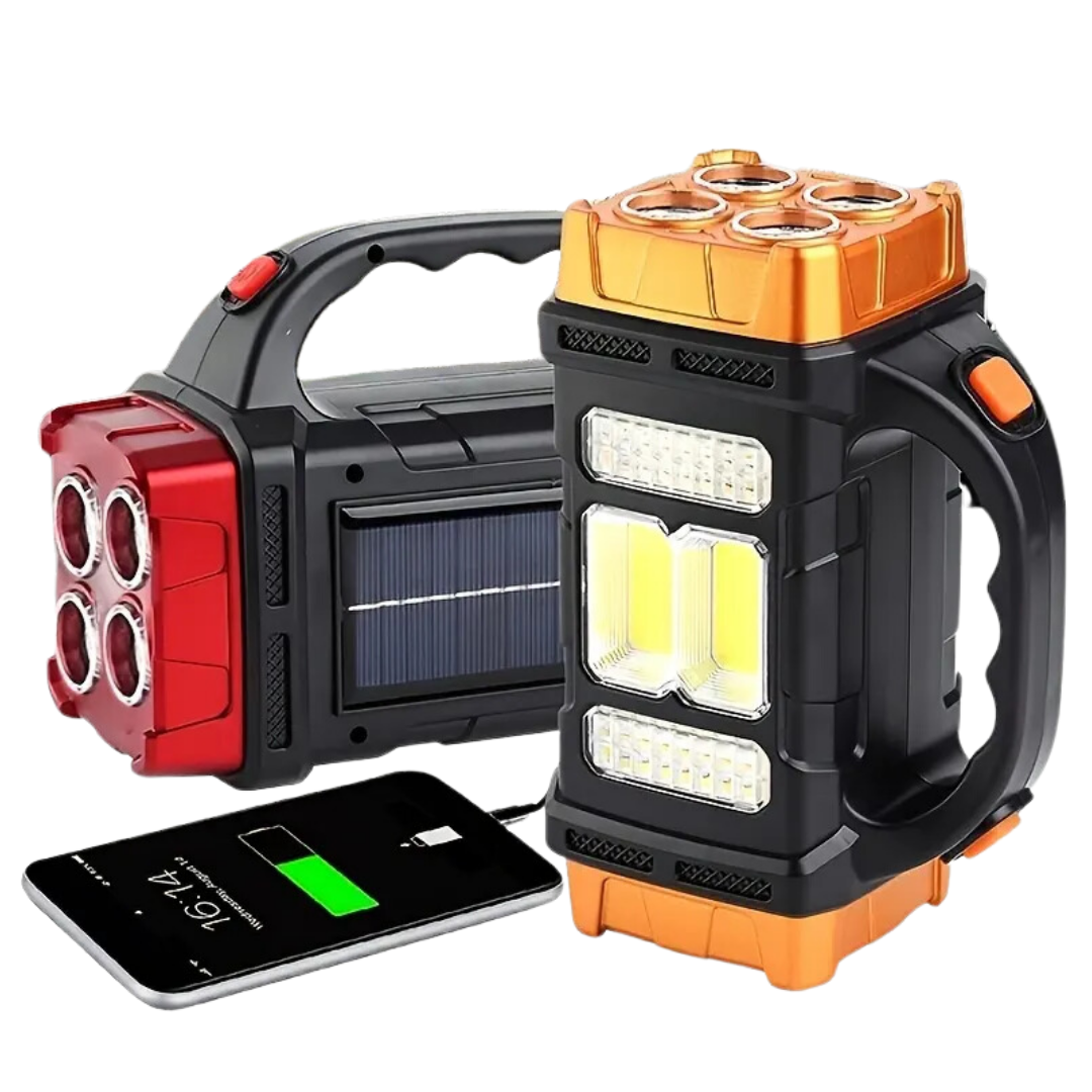 4-in-1 Emergency Zaklamp-Powerbank-solar energy 4
