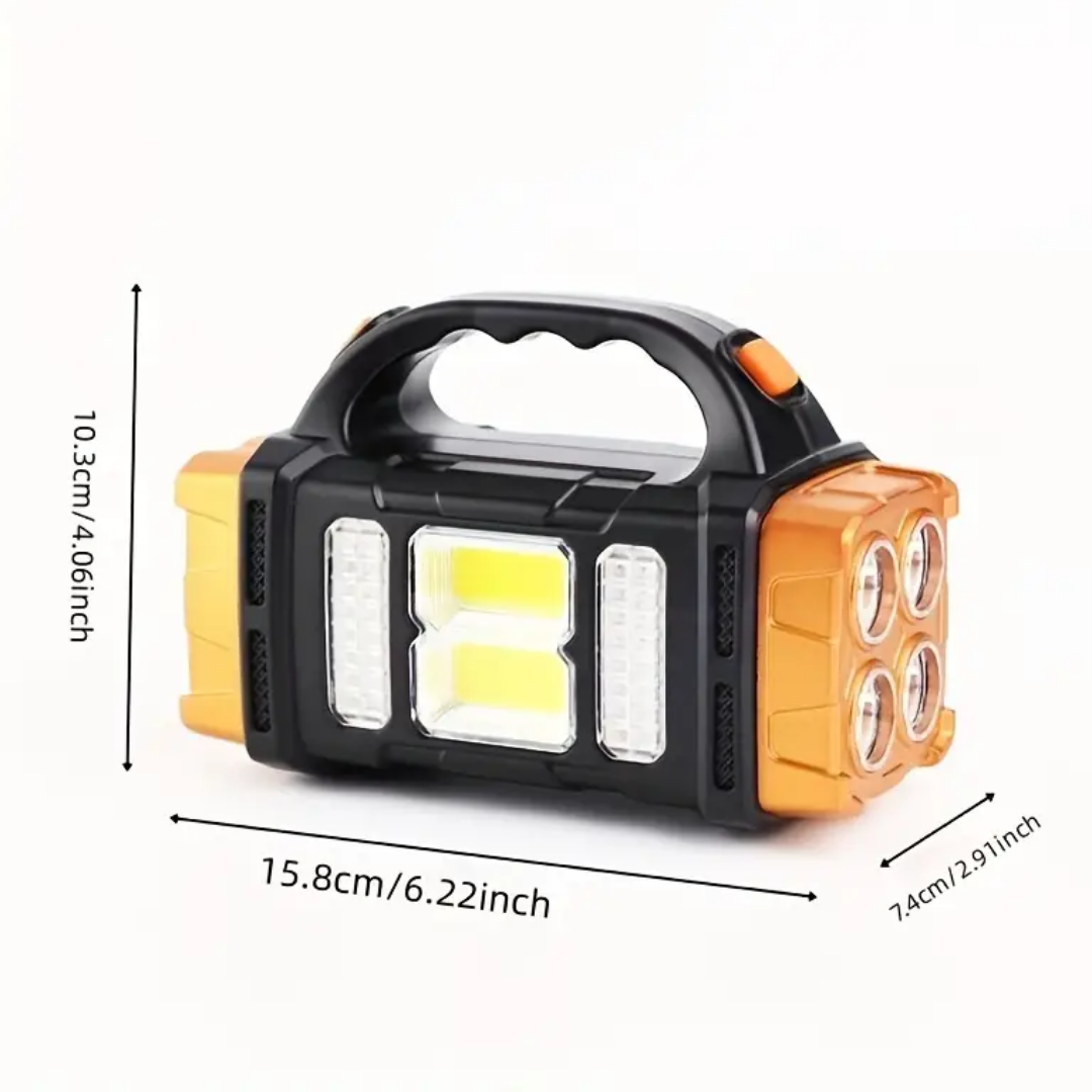 4-in-1 Emergency Zaklamp-Powerbank-solar energy 8