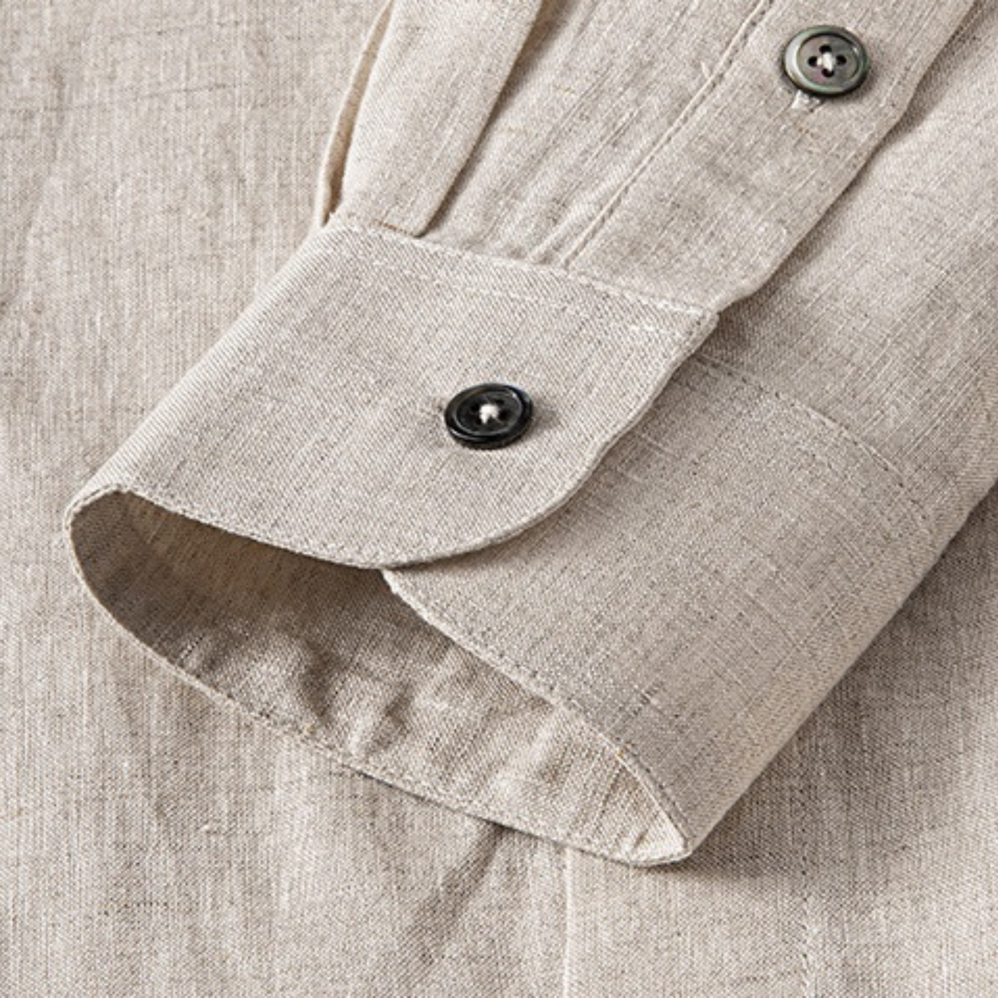 Men’s Linen Long Sleeve Shirt | Classic Everyday Style