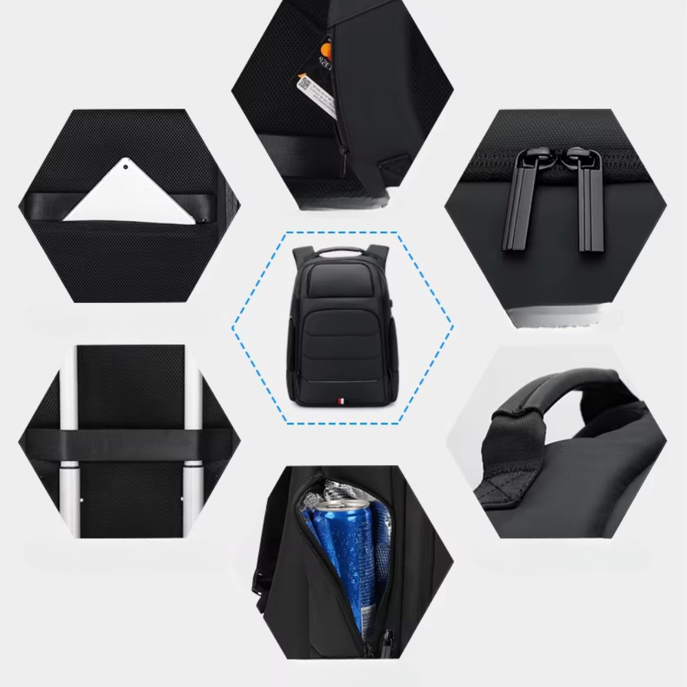 Men's Expandable Laptop Travel Backpack | USB Charging