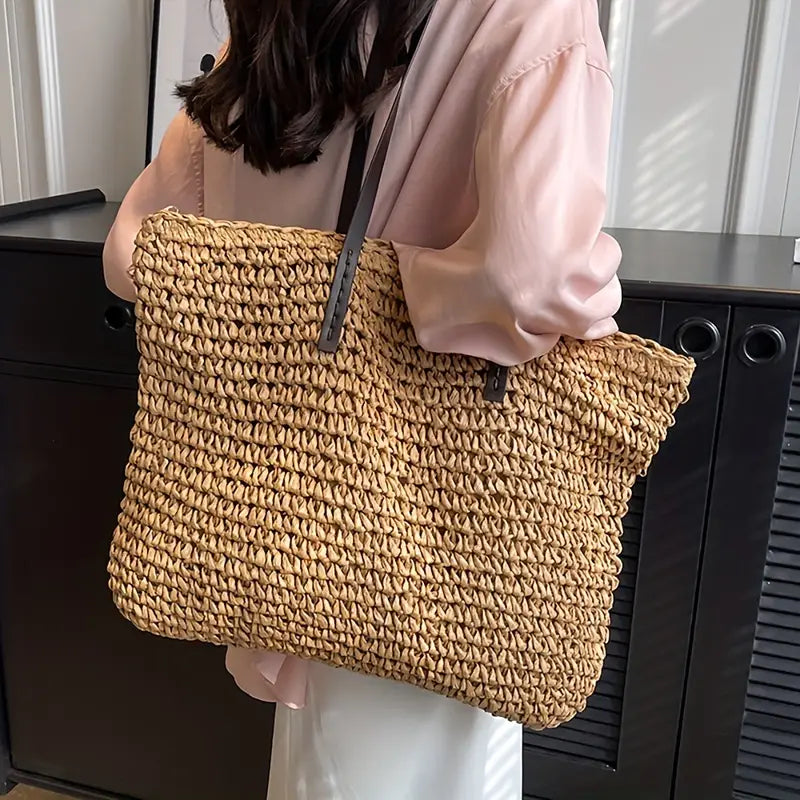 Women's Woven Tote Bag | Stylish & Spacious Beach Bag 3