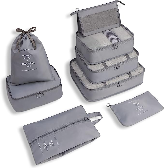 Variant image for Travel Packing Cubes | 8-Piece Set for Best Organization-2