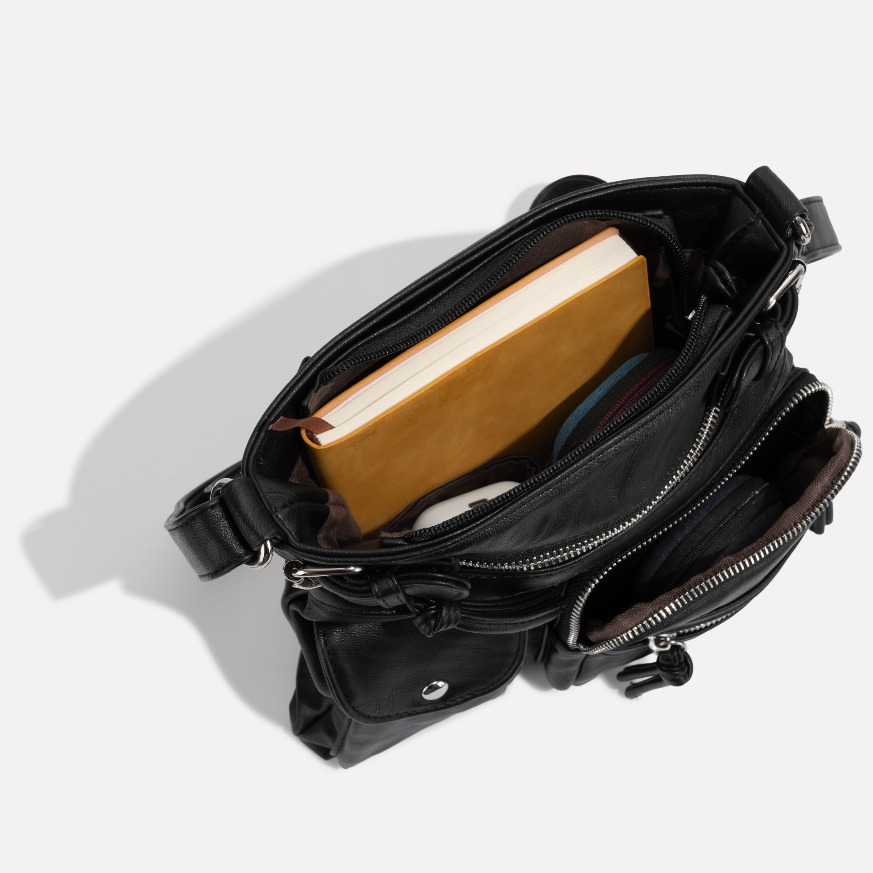 Women's Multi-Pocket Shoulder Bag | Anti-Theft Design-2