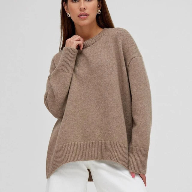 Basic Cashmere Sweater Women 2