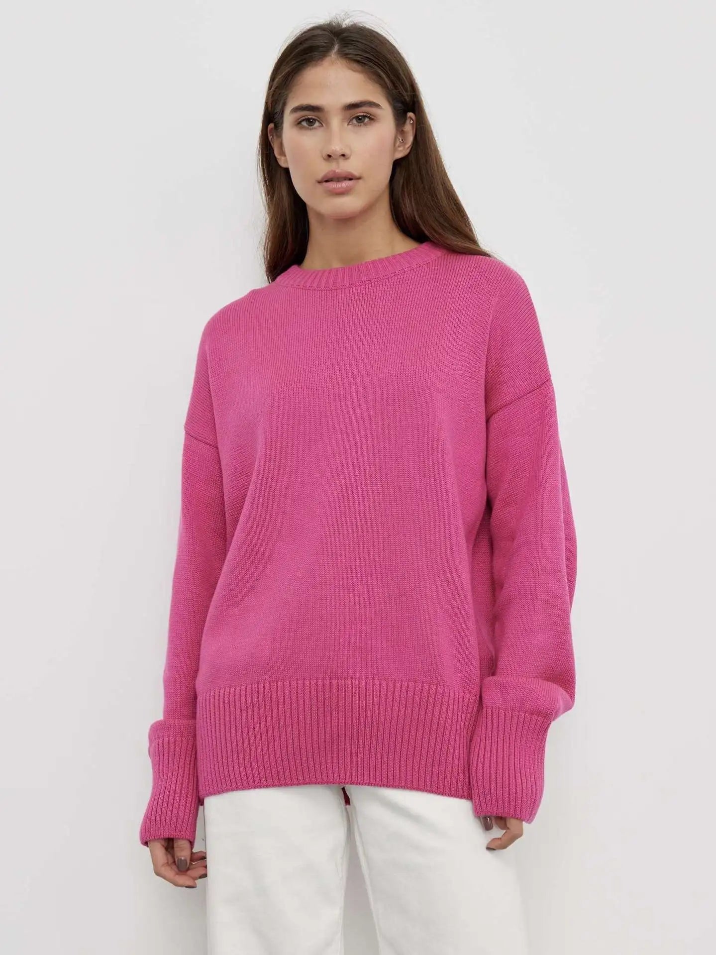 Basic Cashmere Sweater Women 4
