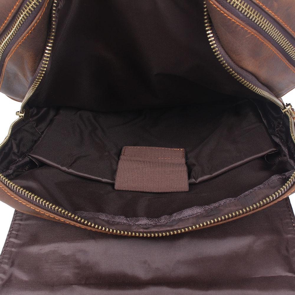 Brown Leather Rucksack | BIEFELD 7
