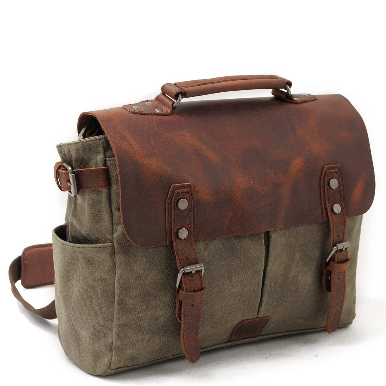 Canvas Crossbody Messenger Bag | PETERSBURG 4