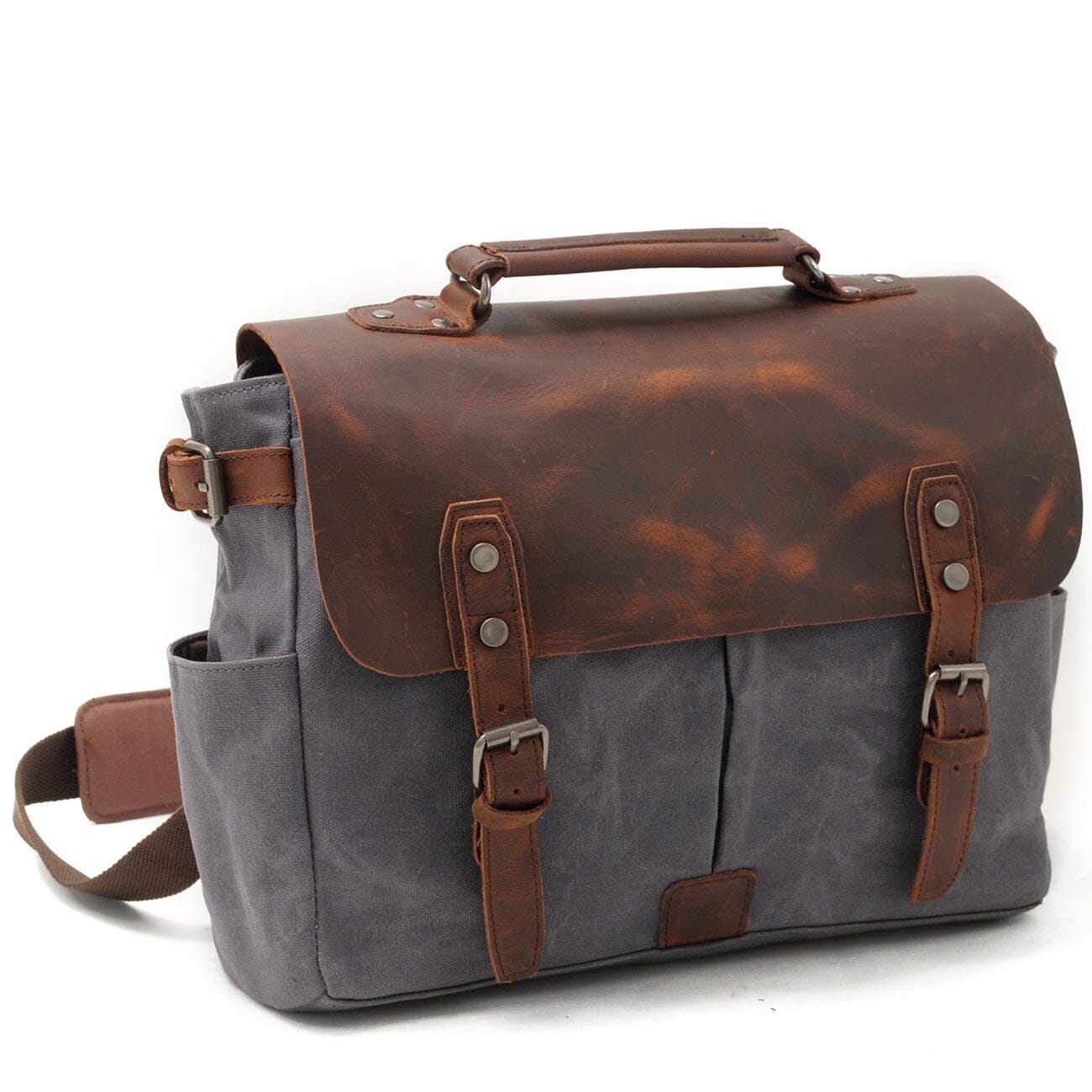 Canvas Crossbody Messenger Bag | PETERSBURG 7