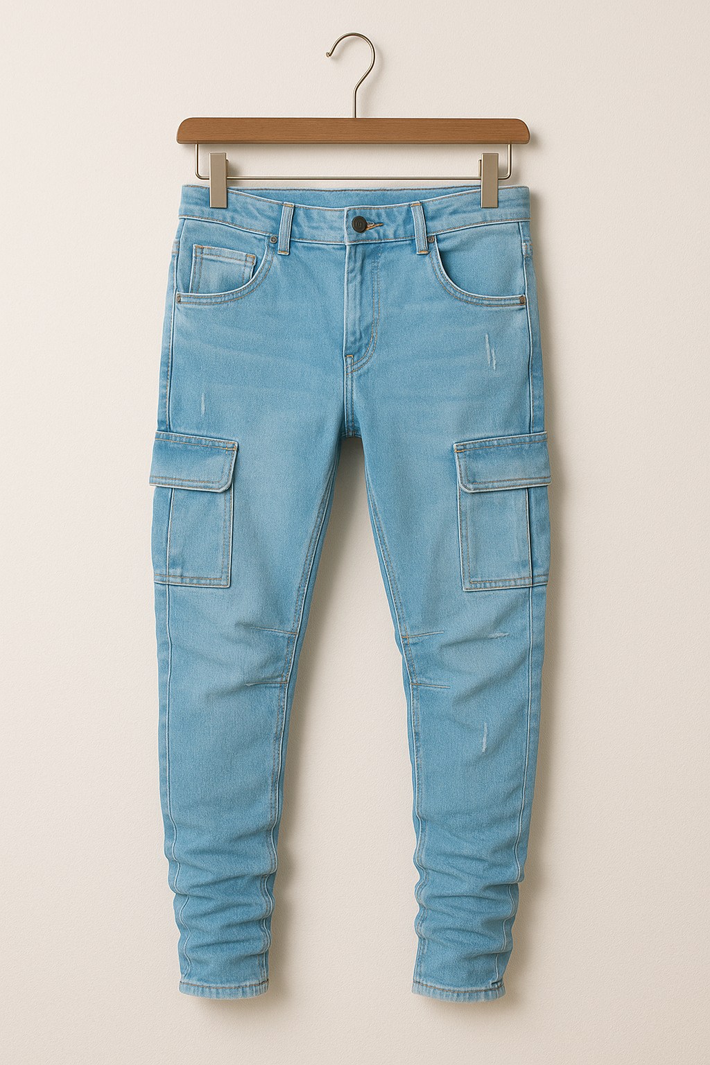 Casper stretchy cargo jeans 0