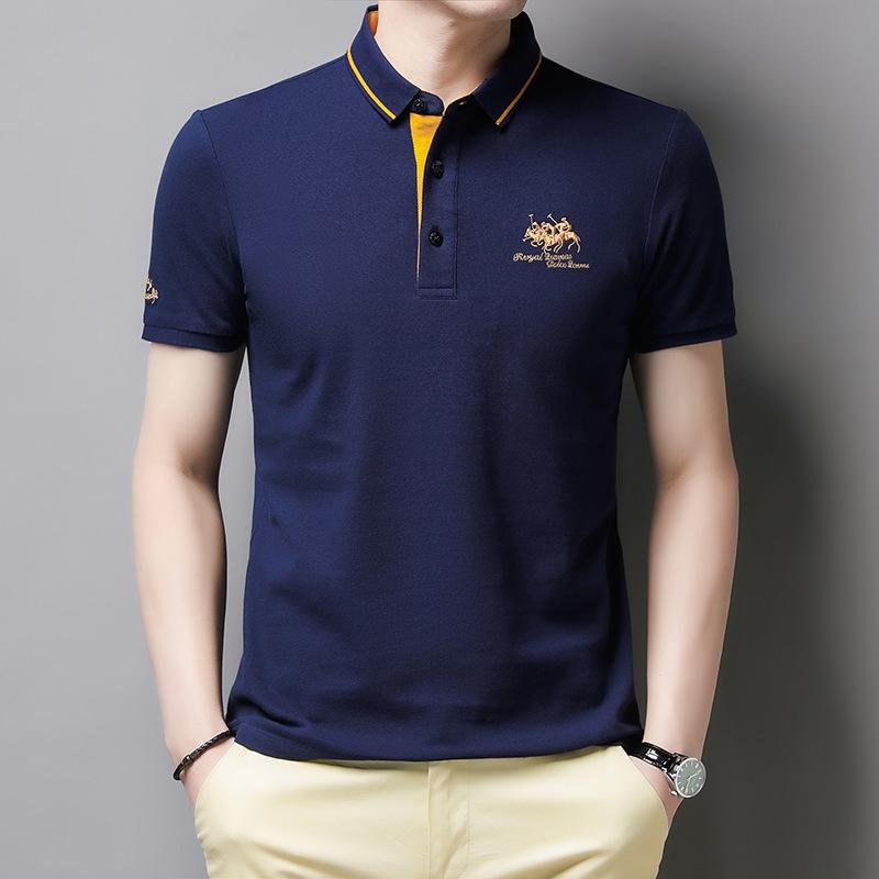 Casual Button-Down Polo Shirt for Men | Short Sleeve 1