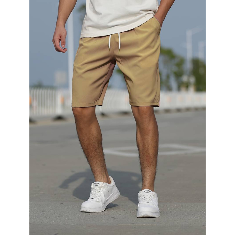 Casual shorts with cord for men | Low body height 5