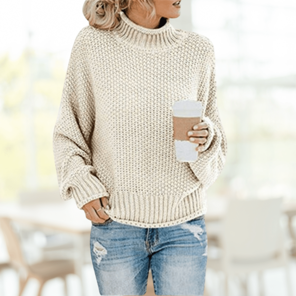 Chic knitted sweater for women 2