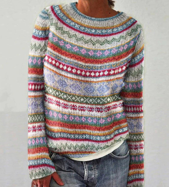 Colorful Knit Sweater for Women | Soft and Warm Everyday Style 2
