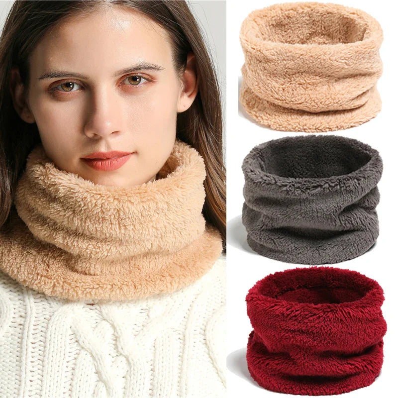 Cozy infinity plush scarf for women – pure winter warmth 5