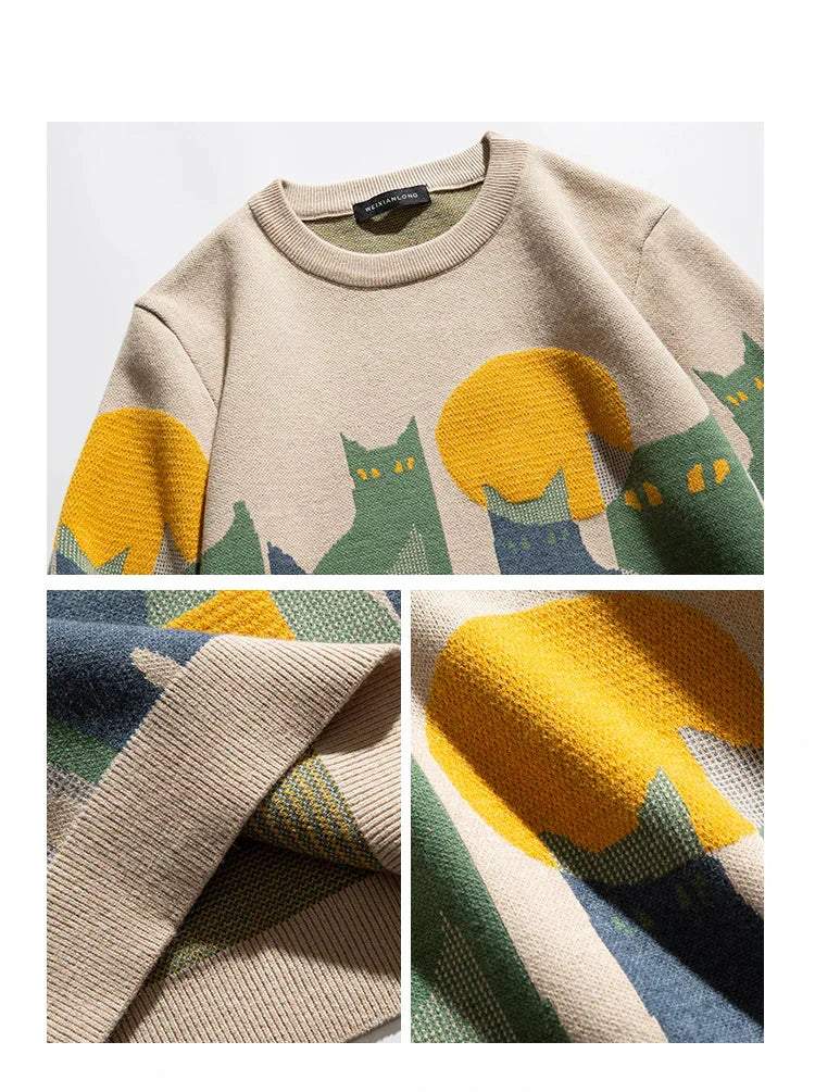 Dieter | Moonlit cat sweater 4
