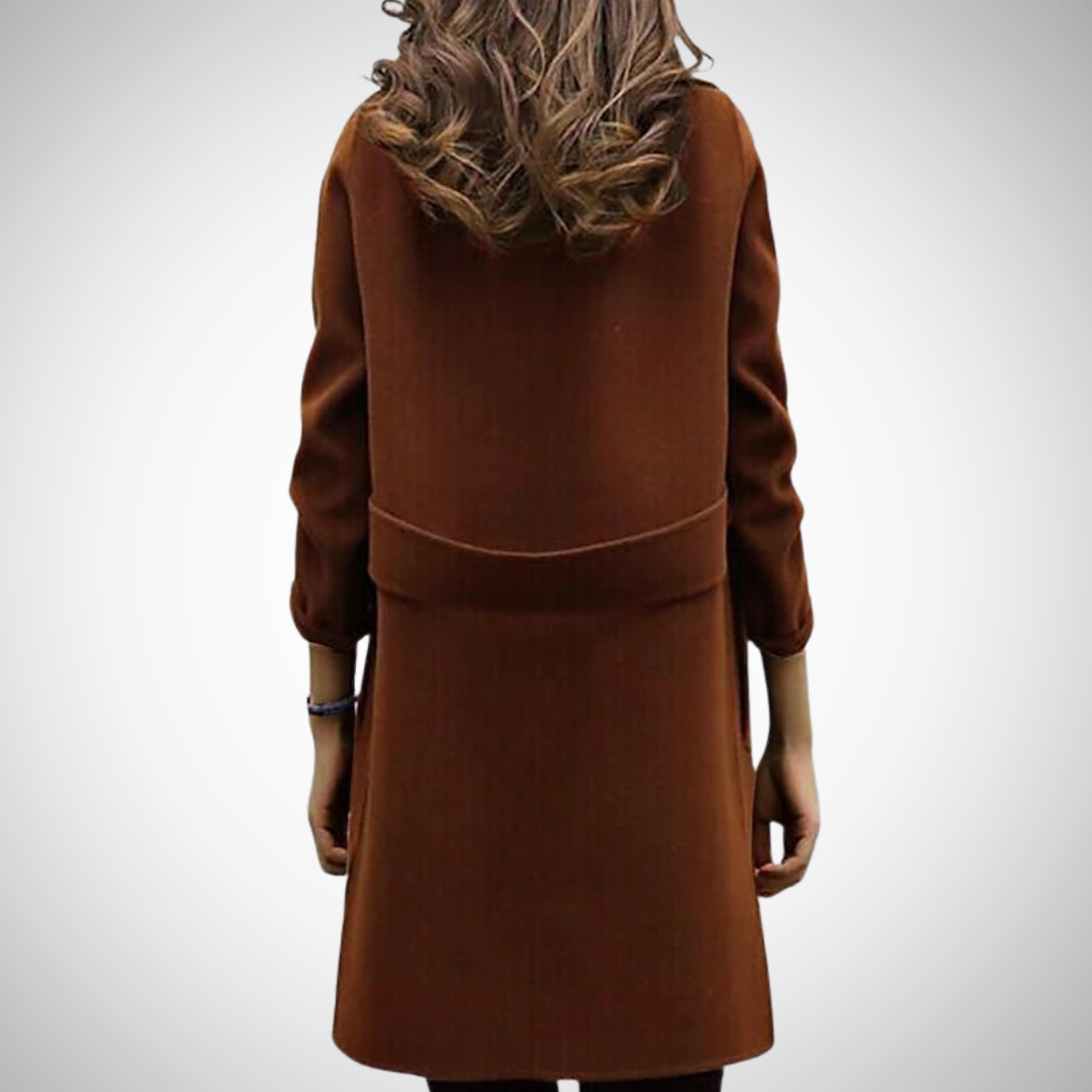 Elegance Double-Breasted Coat for Women 2