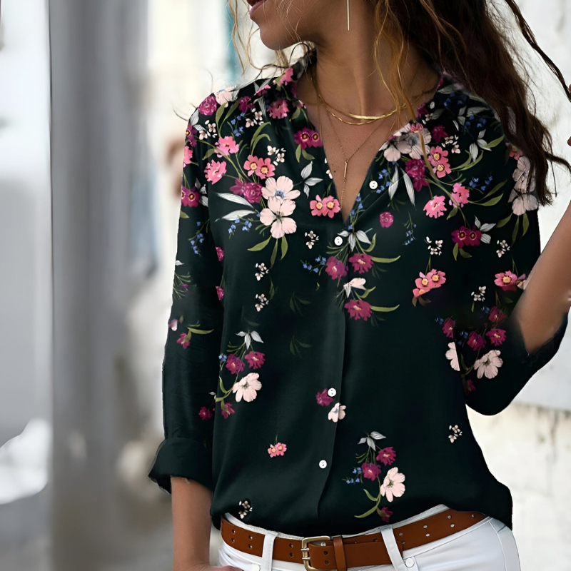 Elegant Printed Blouse For Women | Casual 2