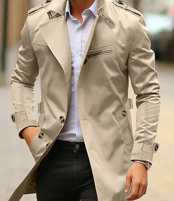 Elegant trench coat for men 0