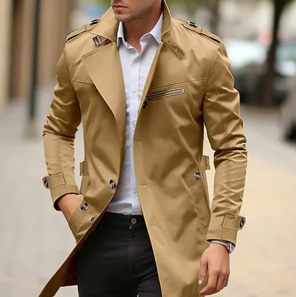 Elegant trench coat for men 4