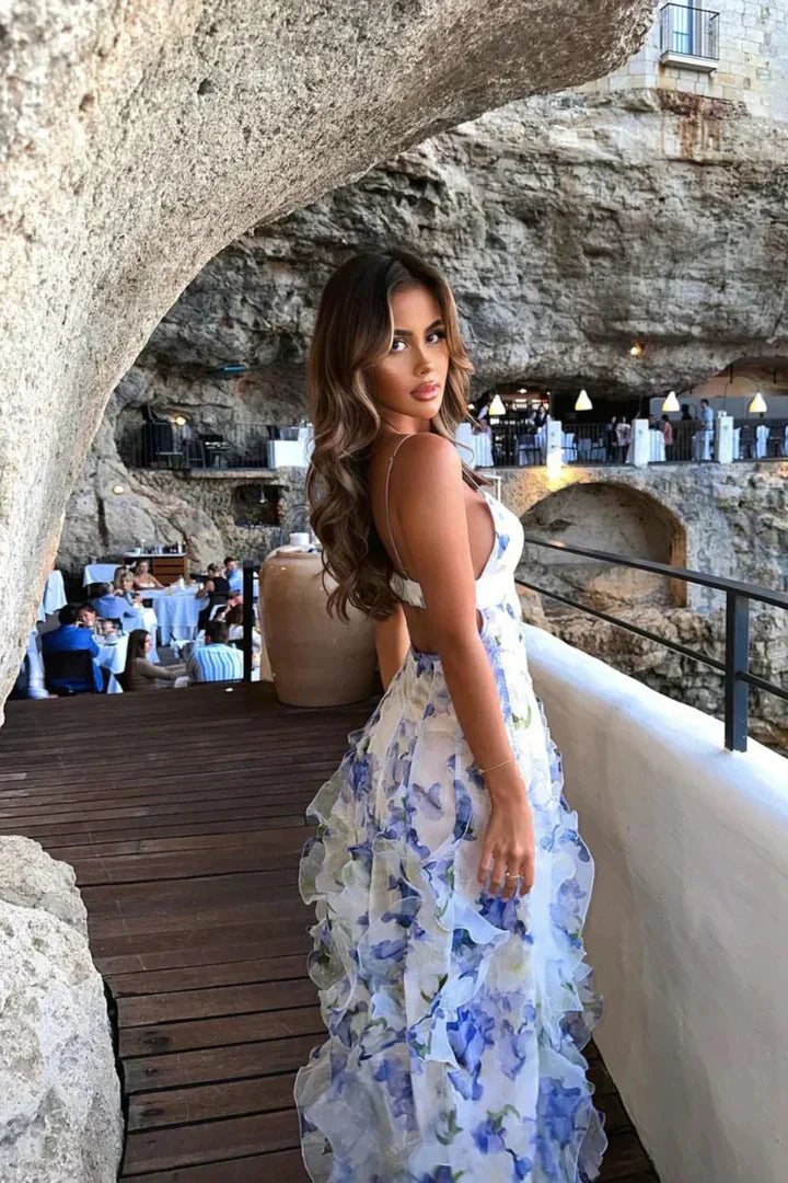 Fawn | Ruffled Floral Dress 1