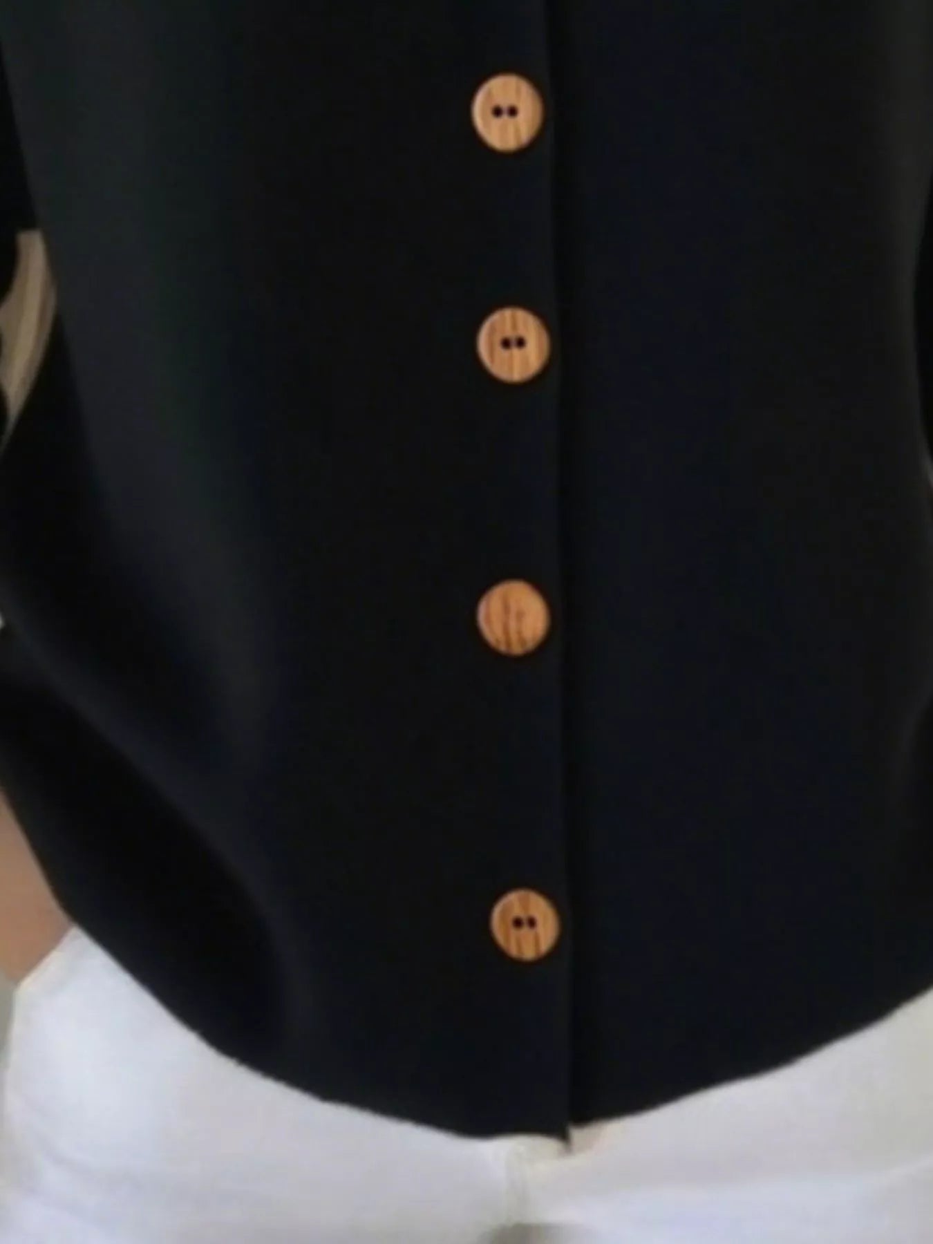 Full Size Button Up Long Sleeve Cardigan Plus Size 5