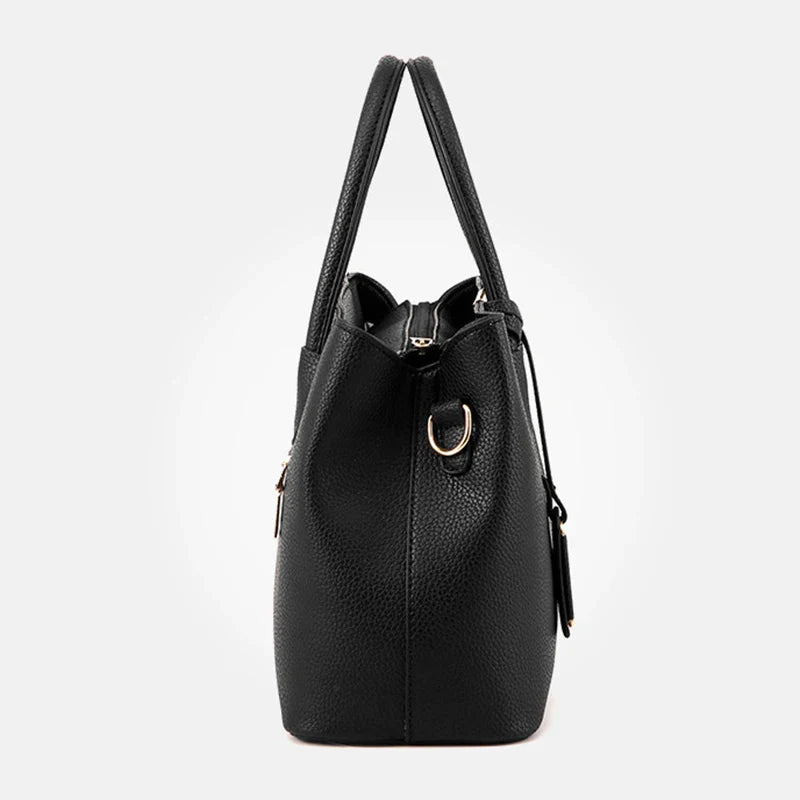 Women's Black Shoulder Bag | Elegant and Spacious 4