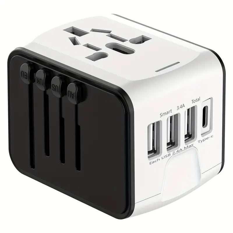 Variant image for Universal Travel Adapter | Compact & Fast Charging for International Use-3