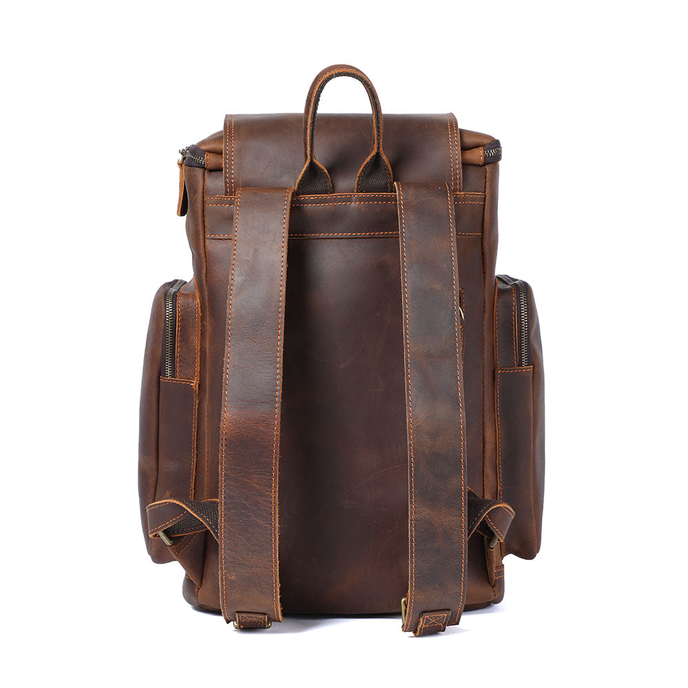 Leather Laptop Backpack | KALMAR 3