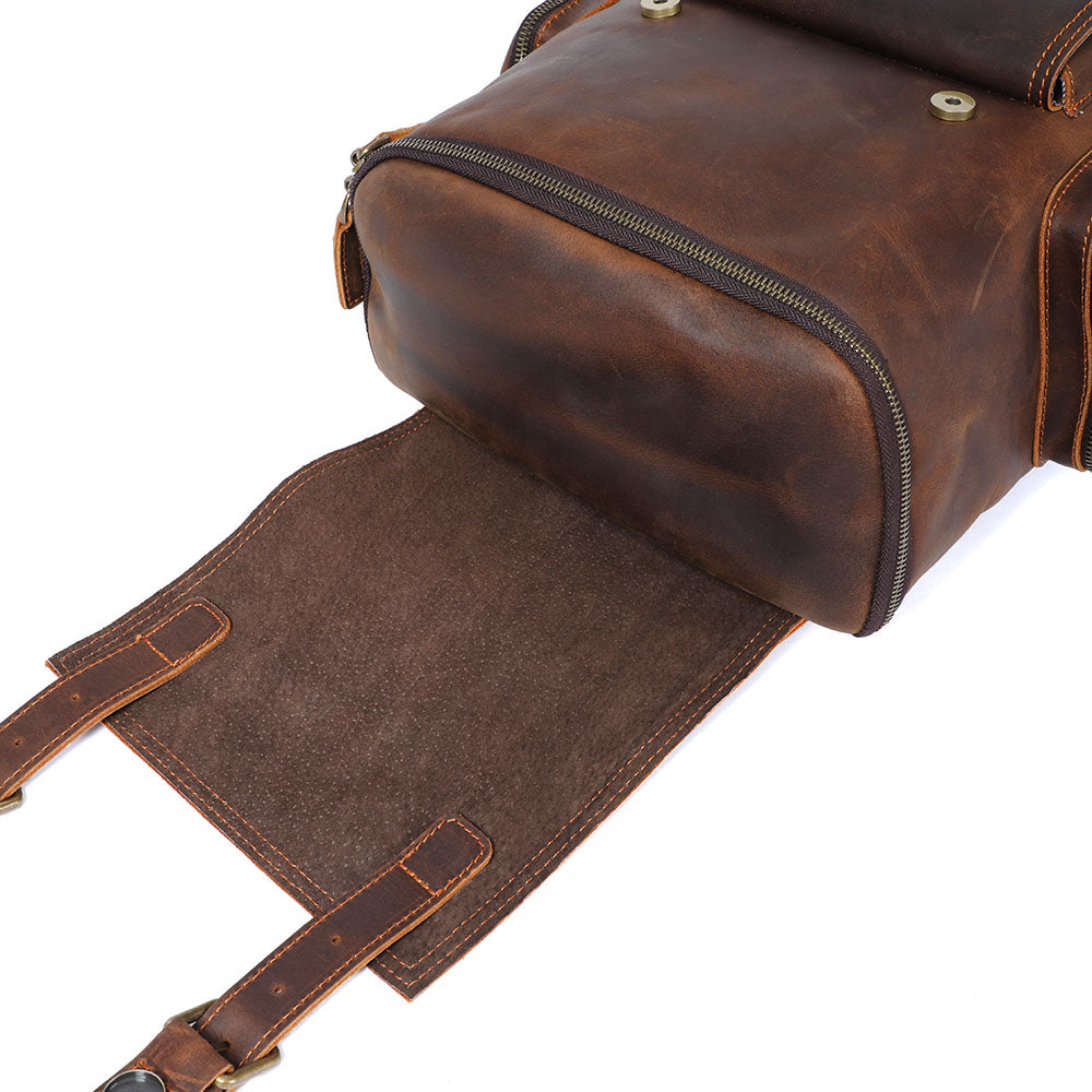 Leather Laptop Backpack | KALMAR 7