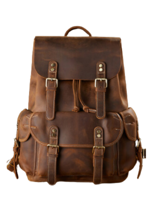 Leather Travel Backpack | LUND 0