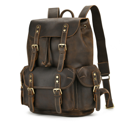 Leather Travel Backpack | LUND 1