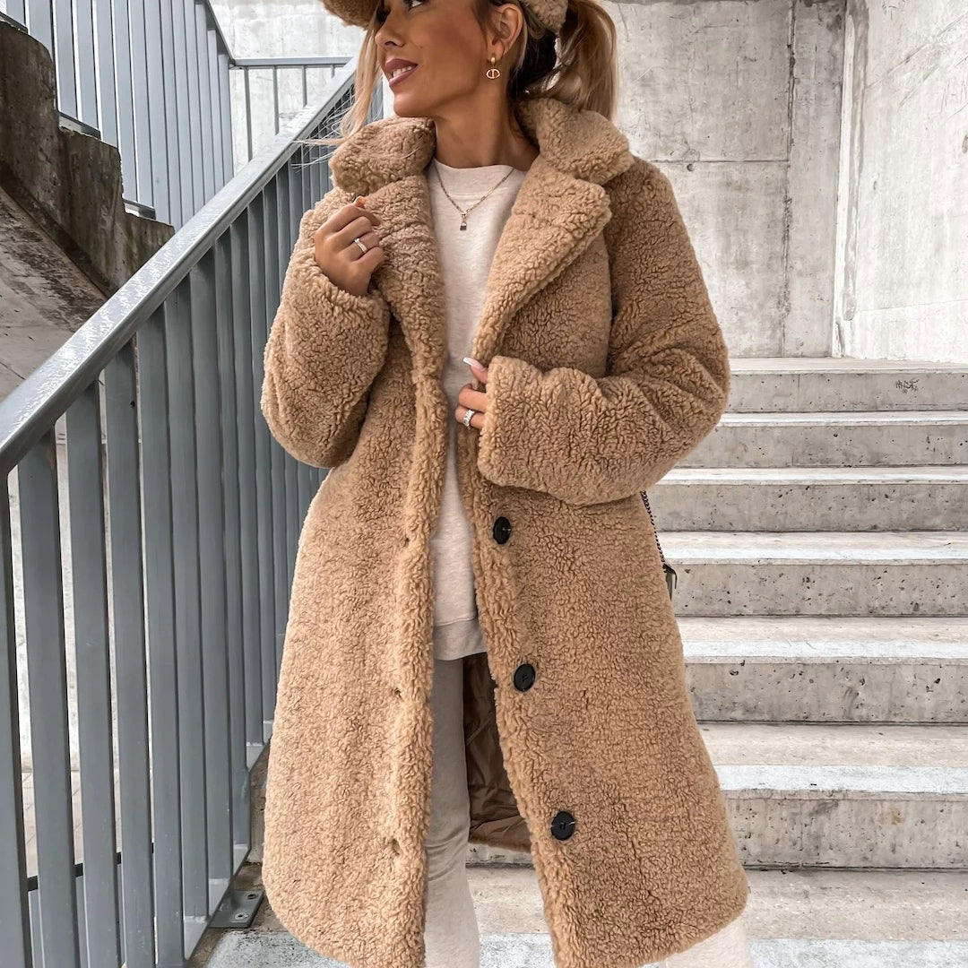 Mandy | Warm teddy coat, elegant and comfortable 0