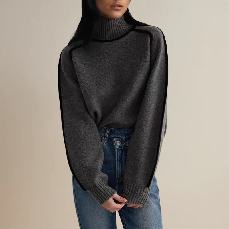 Meikena | Women's warm turtleneck sweater winter 4