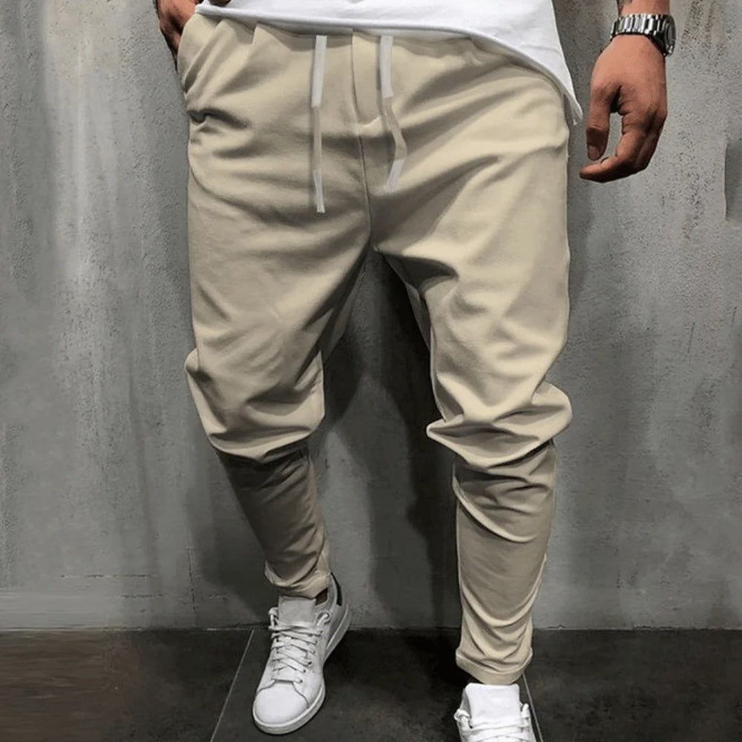 Men’s Jogger Trousers - Tapered Fit - Elastic Waist & Cuffs - Casual & Active Wear 3