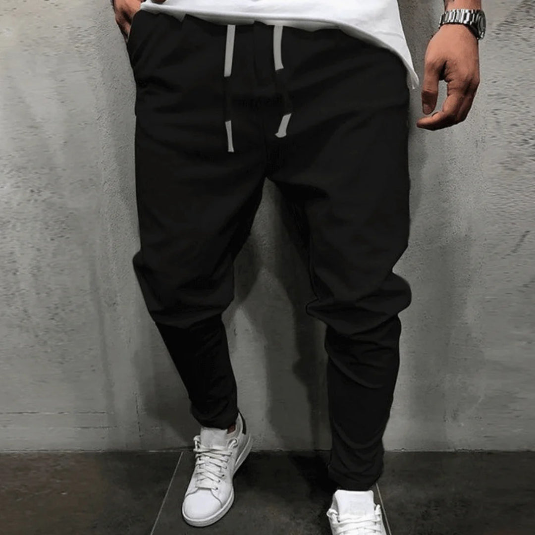 Men’s Jogger Trousers - Tapered Fit - Elastic Waist & Cuffs - Casual & Active Wear 5