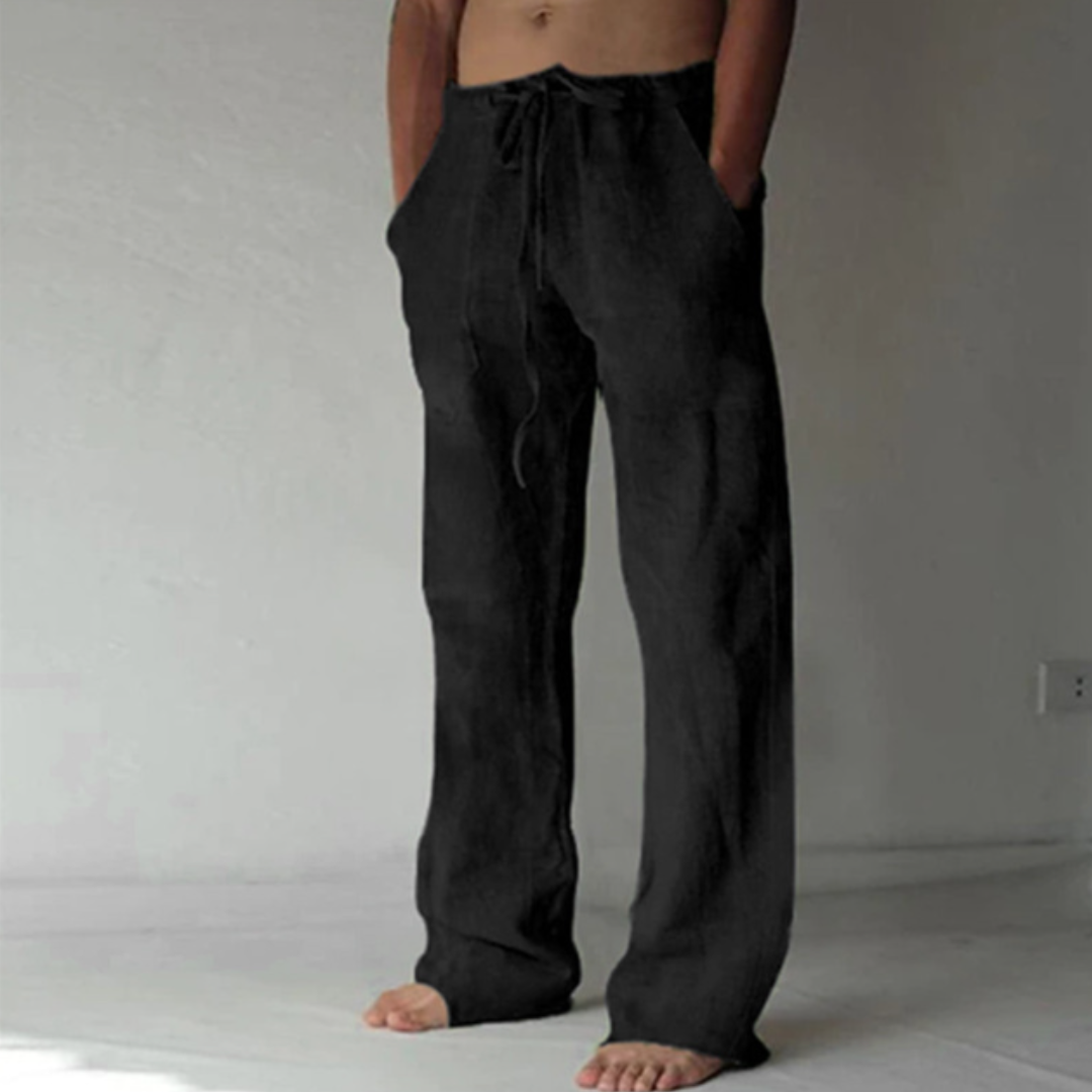 Men's Linen Drawstring Pants | Summer 0