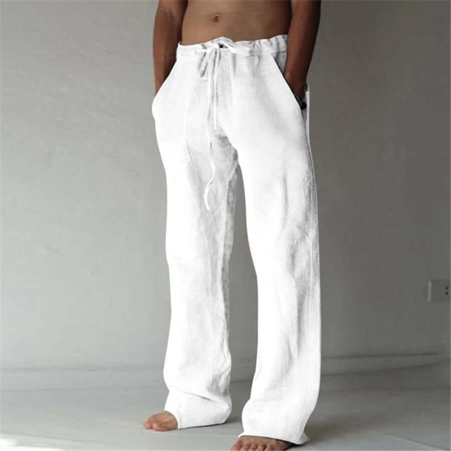 Men's Linen Drawstring Pants | Summer 4