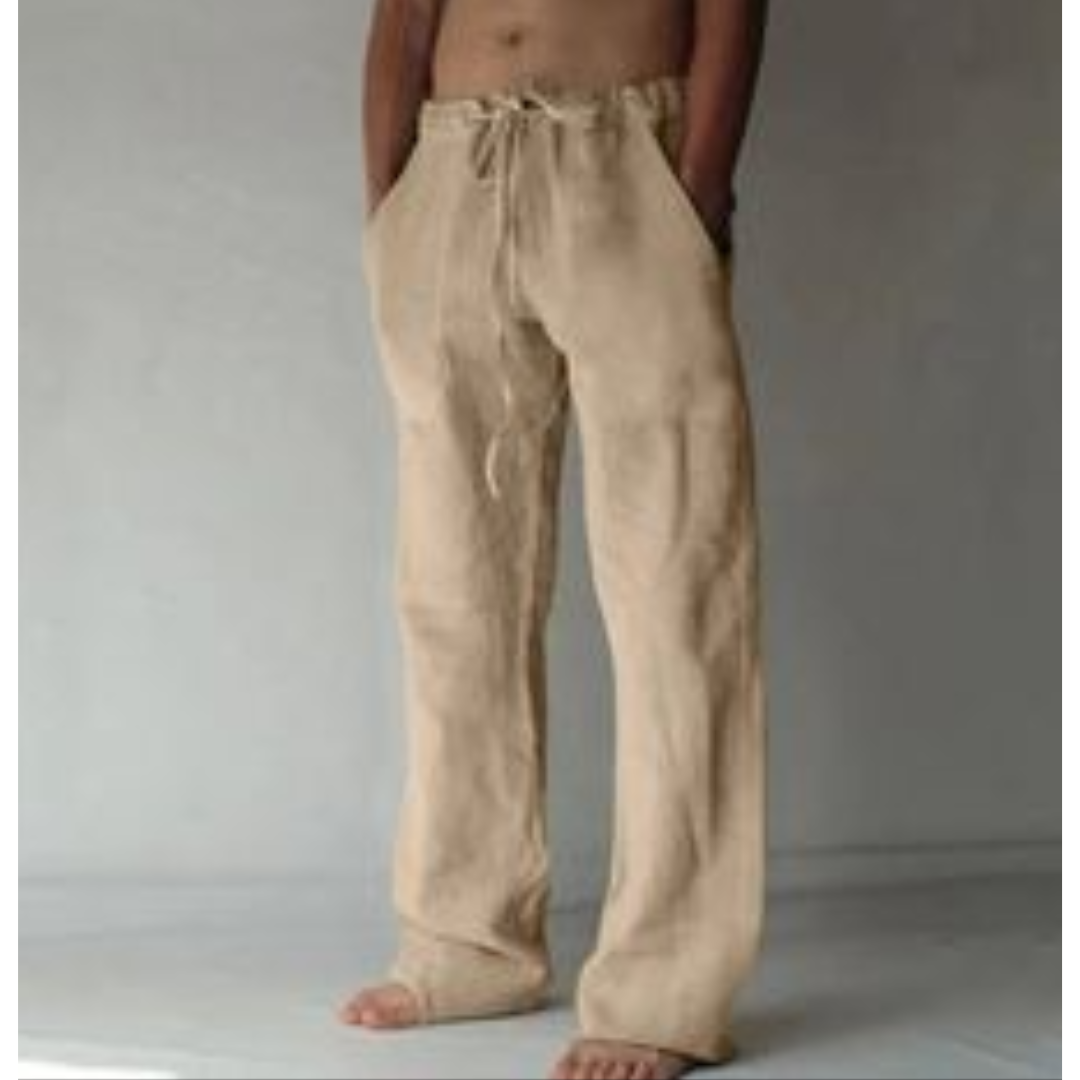 Men's Linen Drawstring Pants | Summer 5