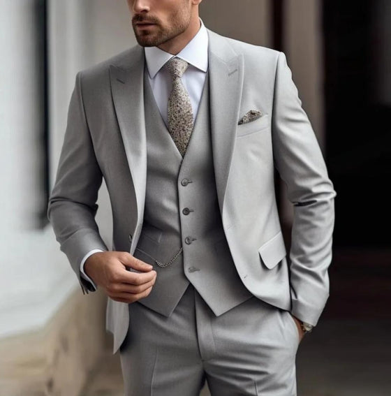Men's Stylish 3-Piece Wedding Guest Suit | Classic 2