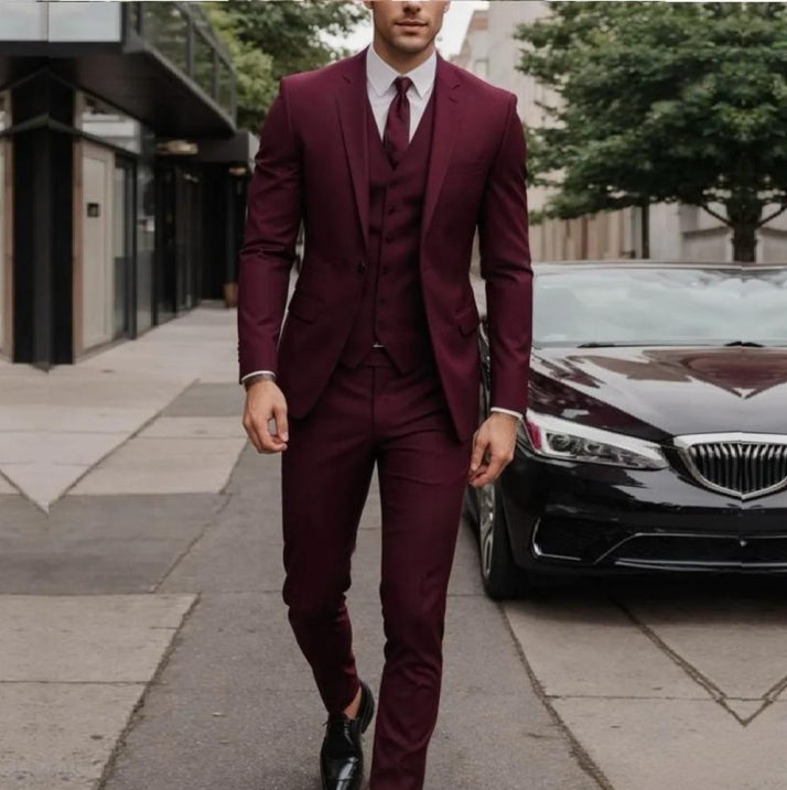 Men's Stylish 3-Piece Wedding Guest Suit | Classic 4