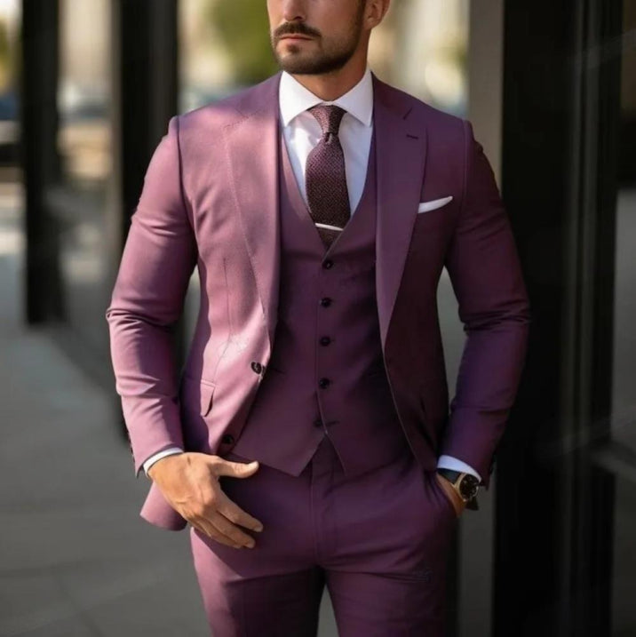 Men's Stylish 3-Piece Wedding Guest Suit | Classic 5