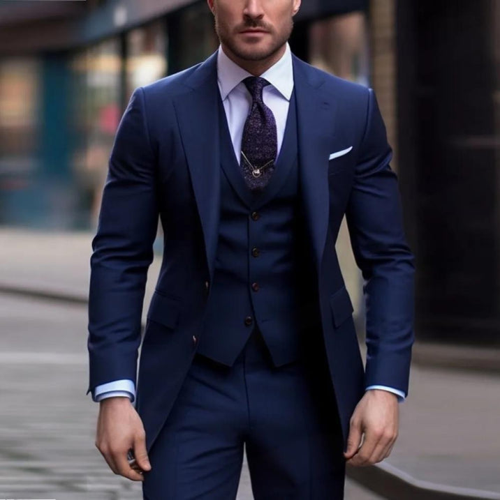 Men's Stylish 3-Piece Wedding Guest Suit | Classic 7