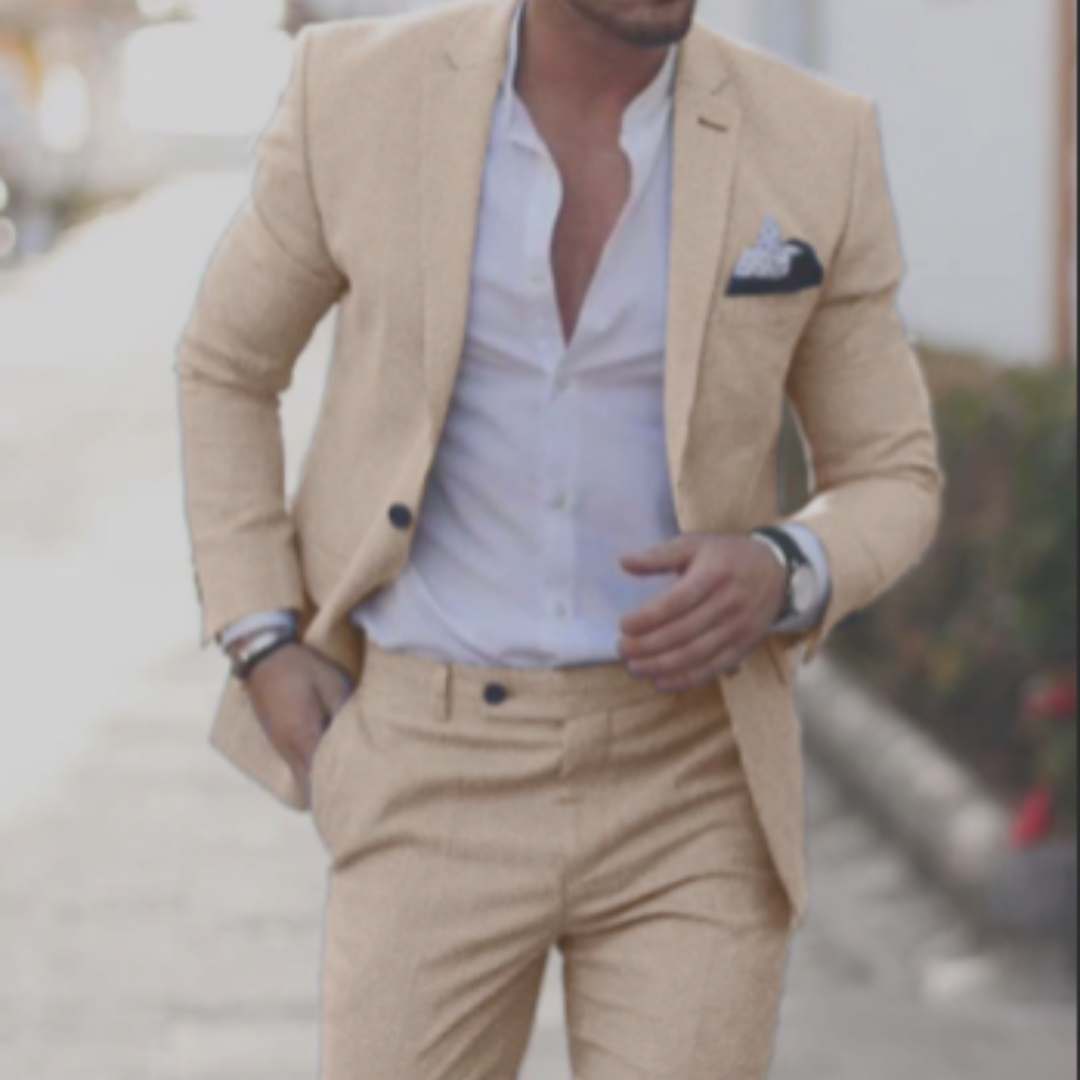 Men's Summer 2-Piece Wedding Guest Suit | Blazer and Trousers 0