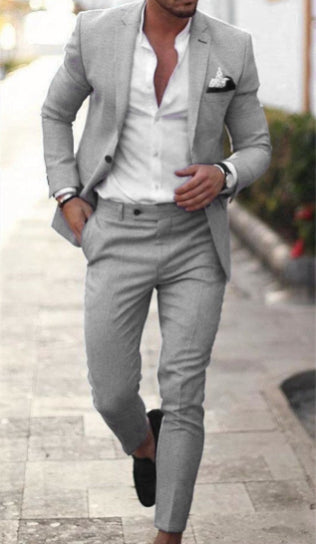 Men's Summer 2-Piece Wedding Guest Suit | Blazer and Trousers 3