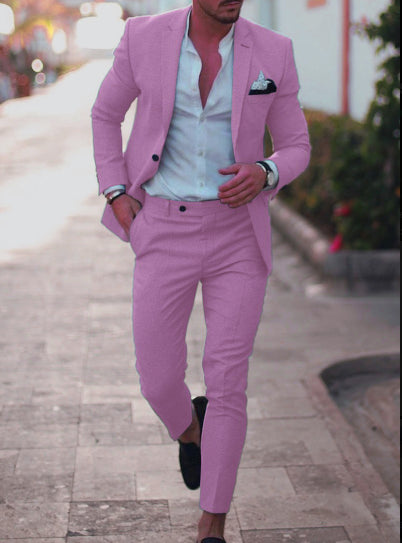 Men's Summer 2-Piece Wedding Guest Suit | Blazer and Trousers 4